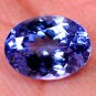 Natural Graceful Violet Blue Tanzanite Oval Shape 1.62 Ct Free Certified HG 8998