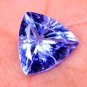 Awesome Trillion Shape 1.55 Ct Natural Violet Blue Tanzanite Certified HG 8996