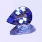 Natural Graceful Violet Blue Tanzanite Pear Shape 0.70 Ct Free Certified HG 9302