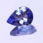 Natural Graceful Violet Blue Tanzanite Pear Shape 0.70 Ct Free Certified HG 9302