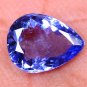 Dazzling Natural Violet Blue Tanzanite 1.67 Ct Pear Shape With Certified HG 8992