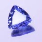 Beautiful Trillion Shape 1.62 Ct Natural Violet Blue Tanzanite Certified HG 9296