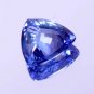 Beautiful Trillion Shape 1.62 Ct Natural Violet Blue Tanzanite Certified HG 9296
