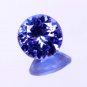 Fantastic Natural Violet Blue Tanzanite Round Shape 1.15 Carat Certified HG 9291