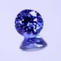 Natural Very Nice Violet Blue Tanzanite Round Shape 1.29 Carat Certified HG 9290
