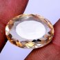 Use For Jewelry 23.83 Ct Oval Shape Natural Yellow Citrine Certified*HG 9080