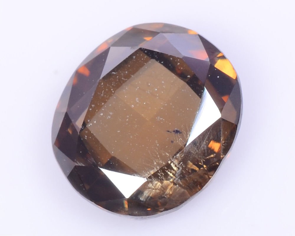 2.41 Ct Oval Shape Charming Fancy Colour Loose Moissanite Free Certified HG 8769