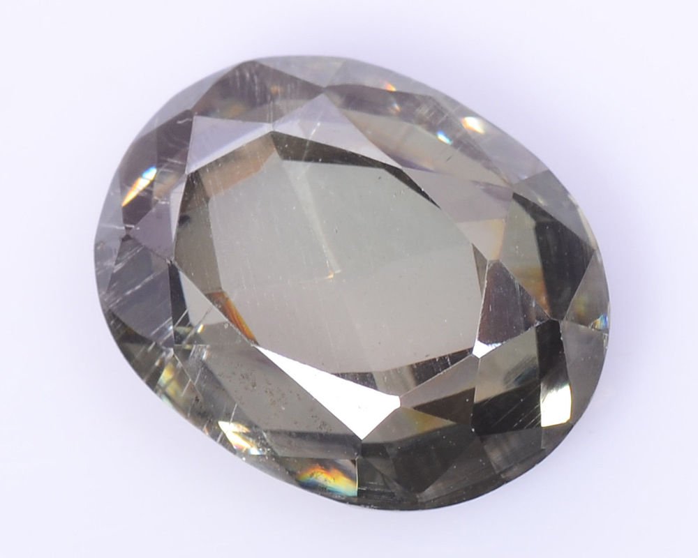 Use For Ring 3.55 Ct Oval Shape Fancy Colour Loose Moissanite Certified HG 8733