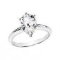 Best For Pendent 5.83Ct Pear Cut Fancy Color Moissanite Diamond Certified HG8779