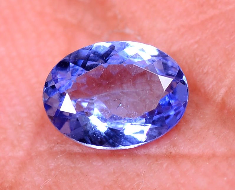 Use For Ring Natural Violet Blue Tanzanite Oval Shape 0.99 Ct Certified HG 8997