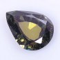 For Pendent Pear Shape 3.08 Ct Fancy Color Moissanite Diamond Certified HG 8825