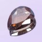 With Certified Splendid Fancy Colour Loose Moissanite Pear Shape 2.08 Ct HG 9118