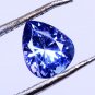 Beautiful Look 1.00Ct Pear Shape Natural Tanzanite Violet Blue Certified HG 9108
