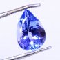 Natural Tanzanite Attractive Violet Blue 1.15 Carat Pear Shape Certified HG 9102
