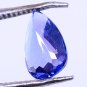 Pretty Pendent Natural Tanzanite Violet Blue 1.50Ct Pear Shape Certified HG 9099