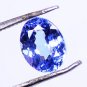 For Use Ring Natural Tanzanite Violet Blue 1.45 Ct Oval Shape Certified HG 9098
