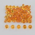 Natural Citrine VS Quality 2mm Faceted Round 25 Pieces Lot Loose Gemstone