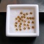 Natural Citrine VS Quality 2mm Faceted Cut Round 10 Pieces Lot Loose Gemstone