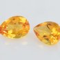 Natural Citrine top Quality 8*15mm Faceted Pear 2 Pieces  Loose Gemstone