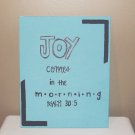 JOY Bible Verse Painting