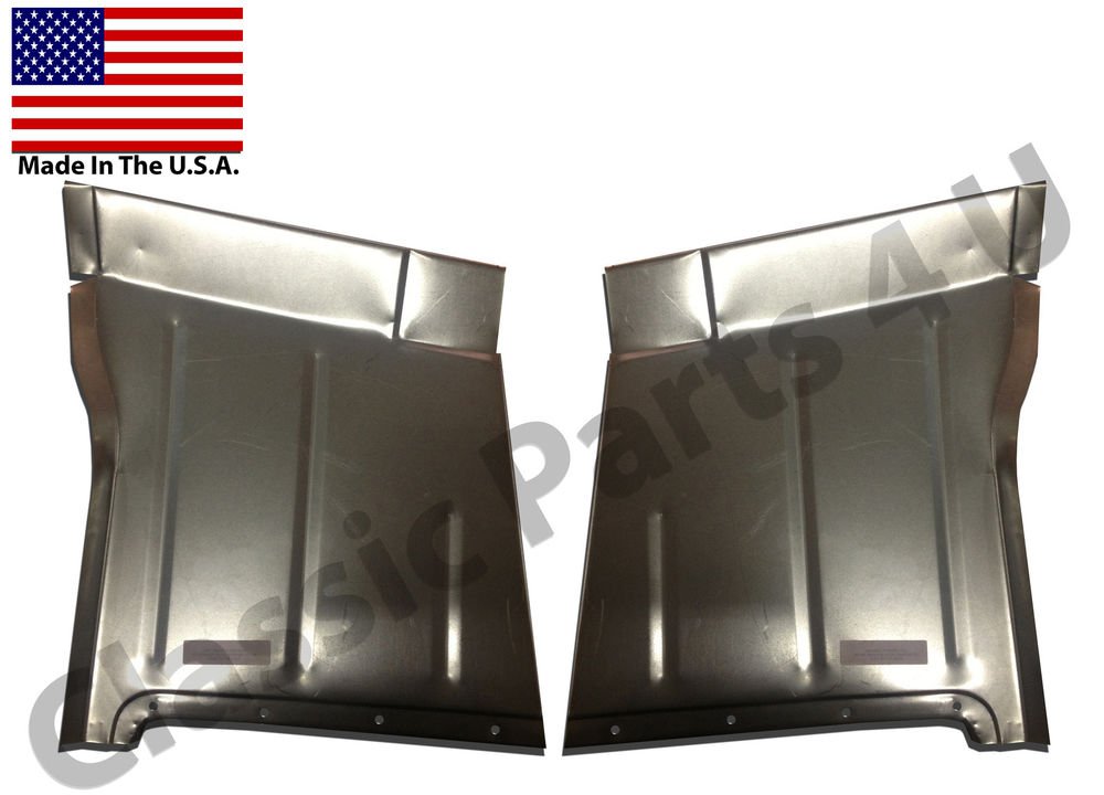 FRONT FLOOR PANS STUDEBAKER TRUCK 1941 42 46 47 48 M SERIES NEW PAIR!!