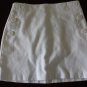 Lands' End Size 8 Girl's White Skirt