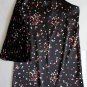 NWT Tracy Negoshian Size M One Shoulder Black Dress $128