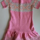 Justice Size 8 Girls Pink Sweater Dress