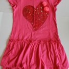 Old Navy Size 8 Girls Pink Heart Cotton Dress