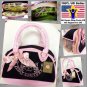 (3) cute juicy couture pet dog purse tote carrier black gold bow-knot 3 lbs dog