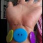 rainbow.button.bracelet