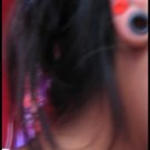 bright.red.button.earring.