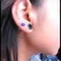 navy.blue.button.earring