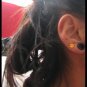 yellow.orange.button.earring
