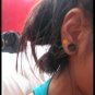 yellow.orange.button.earring