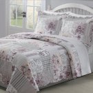Queen Audrey Pale Rose Quilt Set