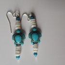 Aqua Turtle Earrings