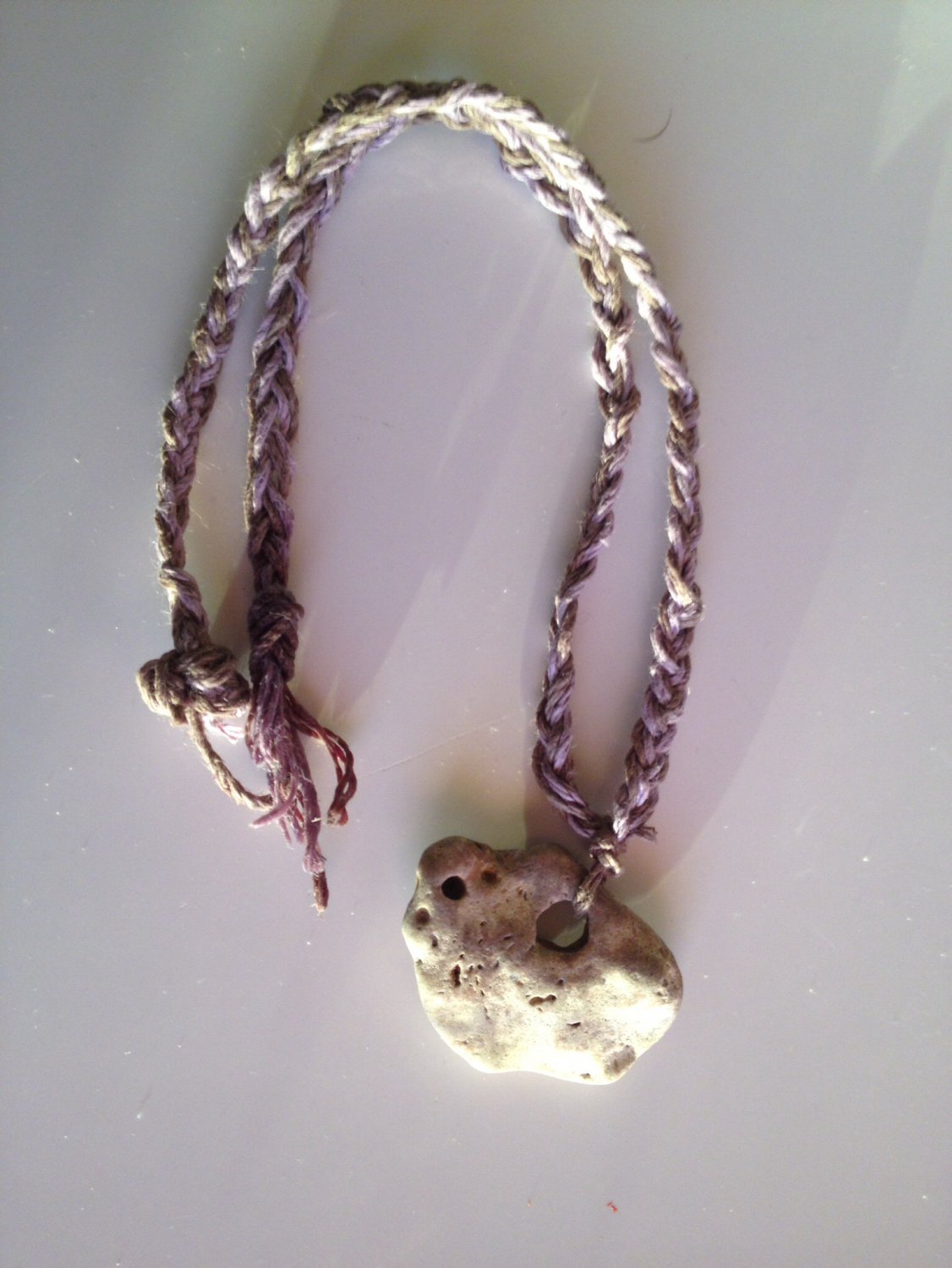 Braided Rock Necklace