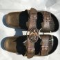 Pali Hawaii Sandal PH438 BUCKLE - SIZE 13 MENS-BROWN-1 PAIR