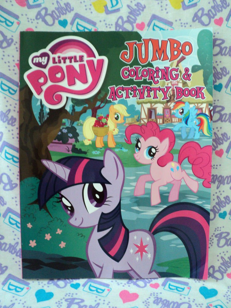 NEW My Little Pony G4 FiM Friendship Magic Coloring & Activity Book ...