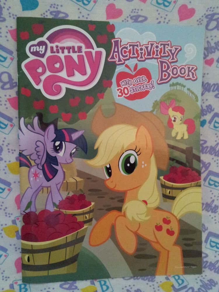 My Little Pony Activity Book W Over 30 Stickers Applejack 2014 my-little-pony-activity-book-w-over-30-stickers-applejack-2014