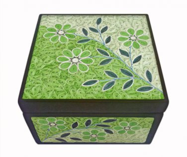 Jwelery box with quilling art