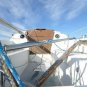 Catalina 22  hatch boards deck boom and other miscellaneous boat being scrapped