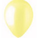 12" Standard Light Yellow Latex Balloons (100 Per Bag)