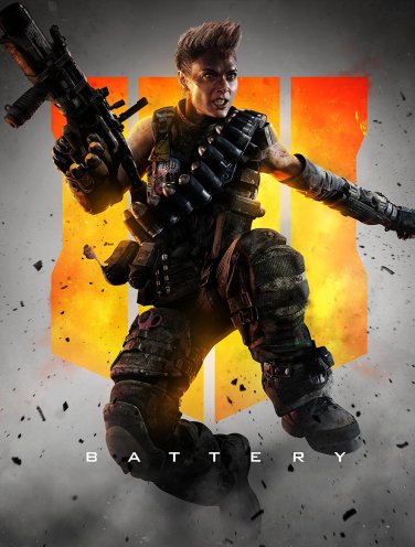 Battery (Call Of Duty) - Autographed Headshot