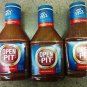 OPEN PIT * Hickory * BBQ Barbecue Sauce Lot of 3 18 oz bottles