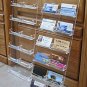 1) Source One 12 Pocket Wall Mount CLEAR Business Card  Holder SHIPS FREE