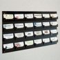 5) Source One 24 Pocket Wall Mount Black Business Card  Holder SHIPS FREE