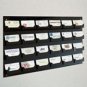 5) Source One 24 Pocket Wall Mount Black Business Card  Holder SHIPS FREE