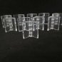 Source One LLC  100 Pack Clear Acrylic Hinges Plexiglass Lucite  FREE SHIPPING